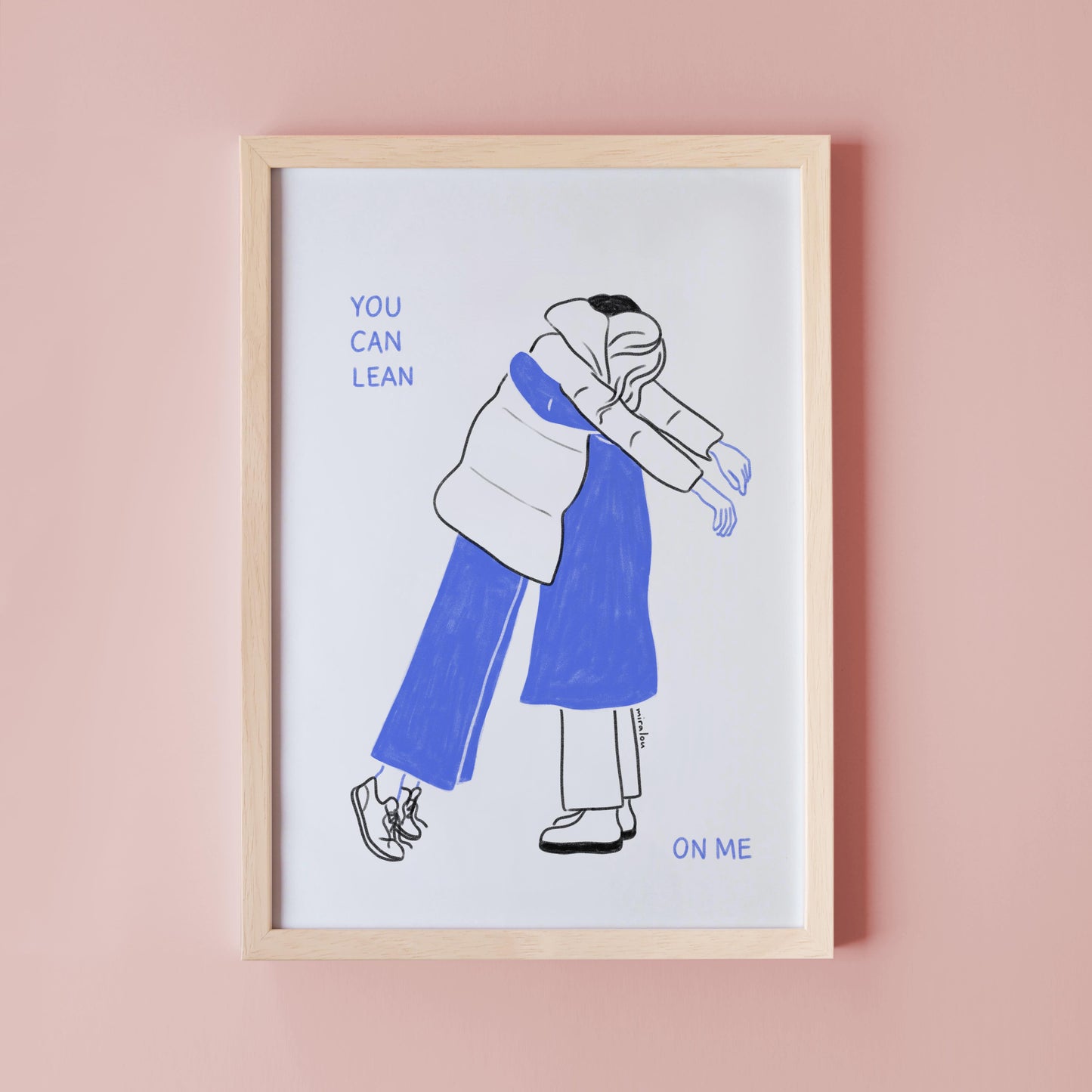 LEAN ON ME – KUNSTDRUCK