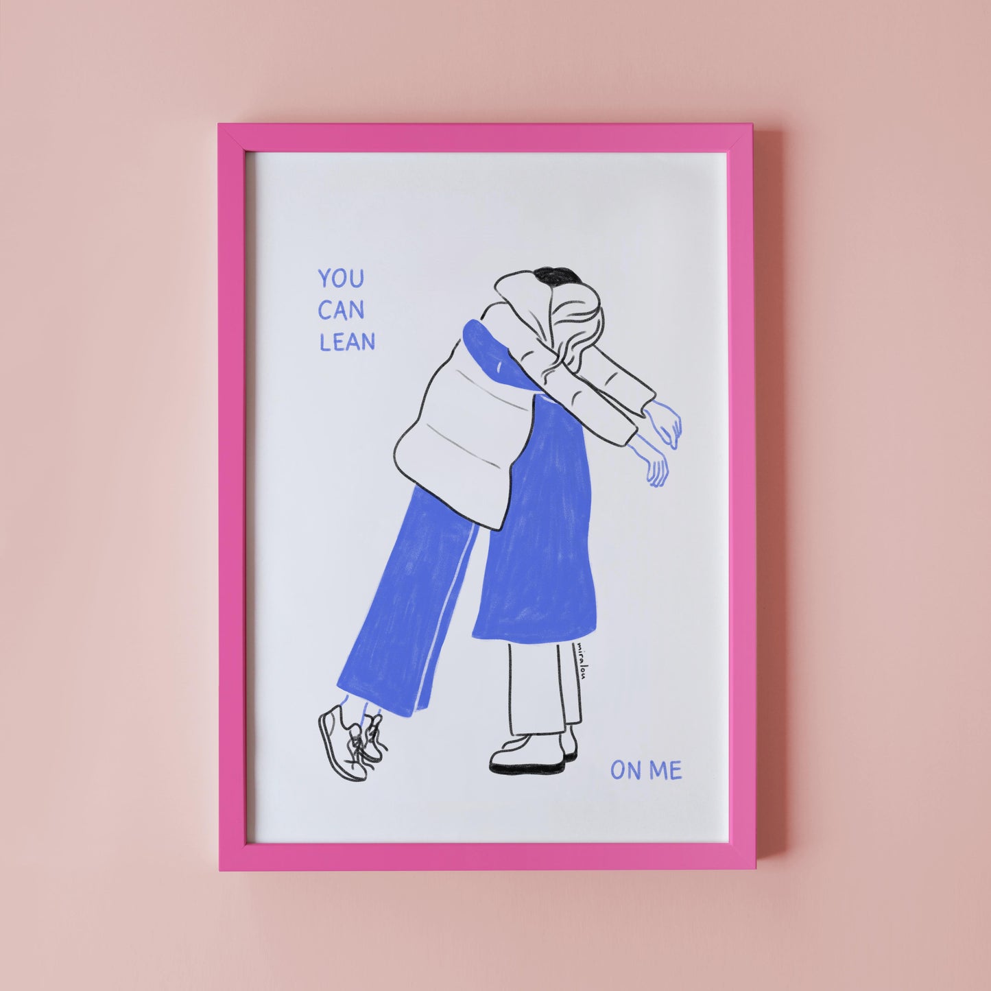 LEAN ON ME – KUNSTDRUCK