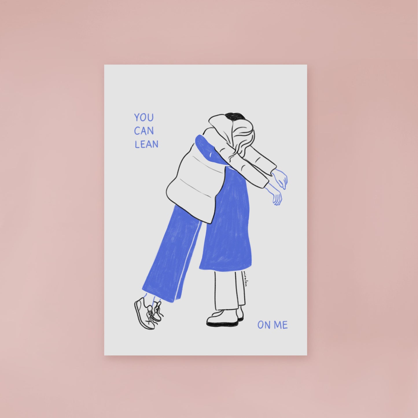 LEAN ON ME – KUNSTDRUCK
