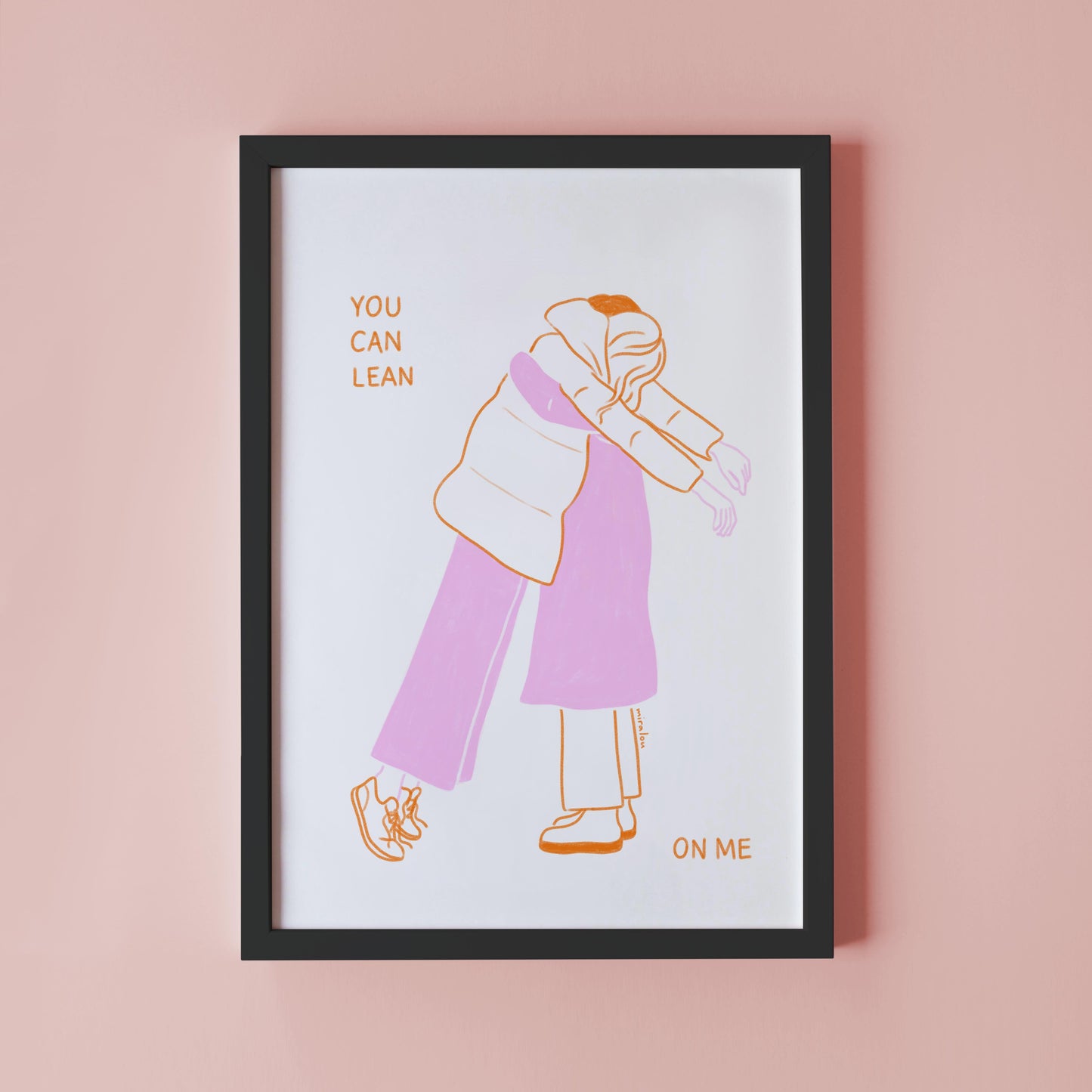 LEAN ON ME – KUNSTDRUCK