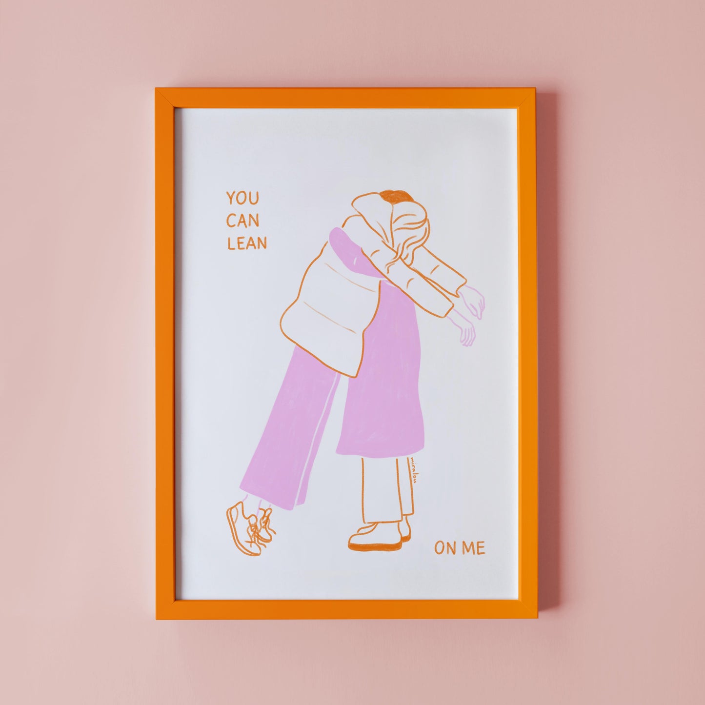 LEAN ON ME – KUNSTDRUCK