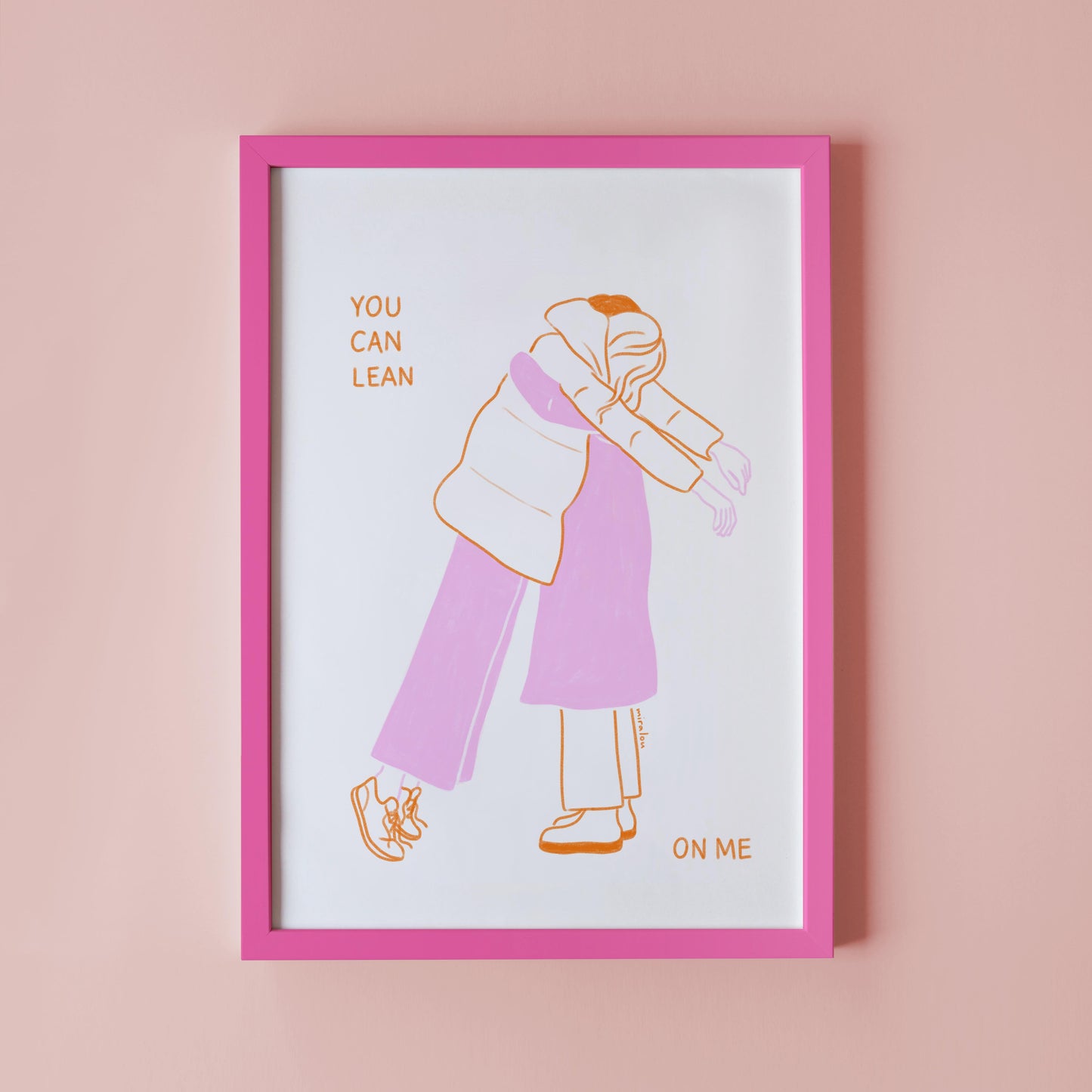LEAN ON ME – KUNSTDRUCK