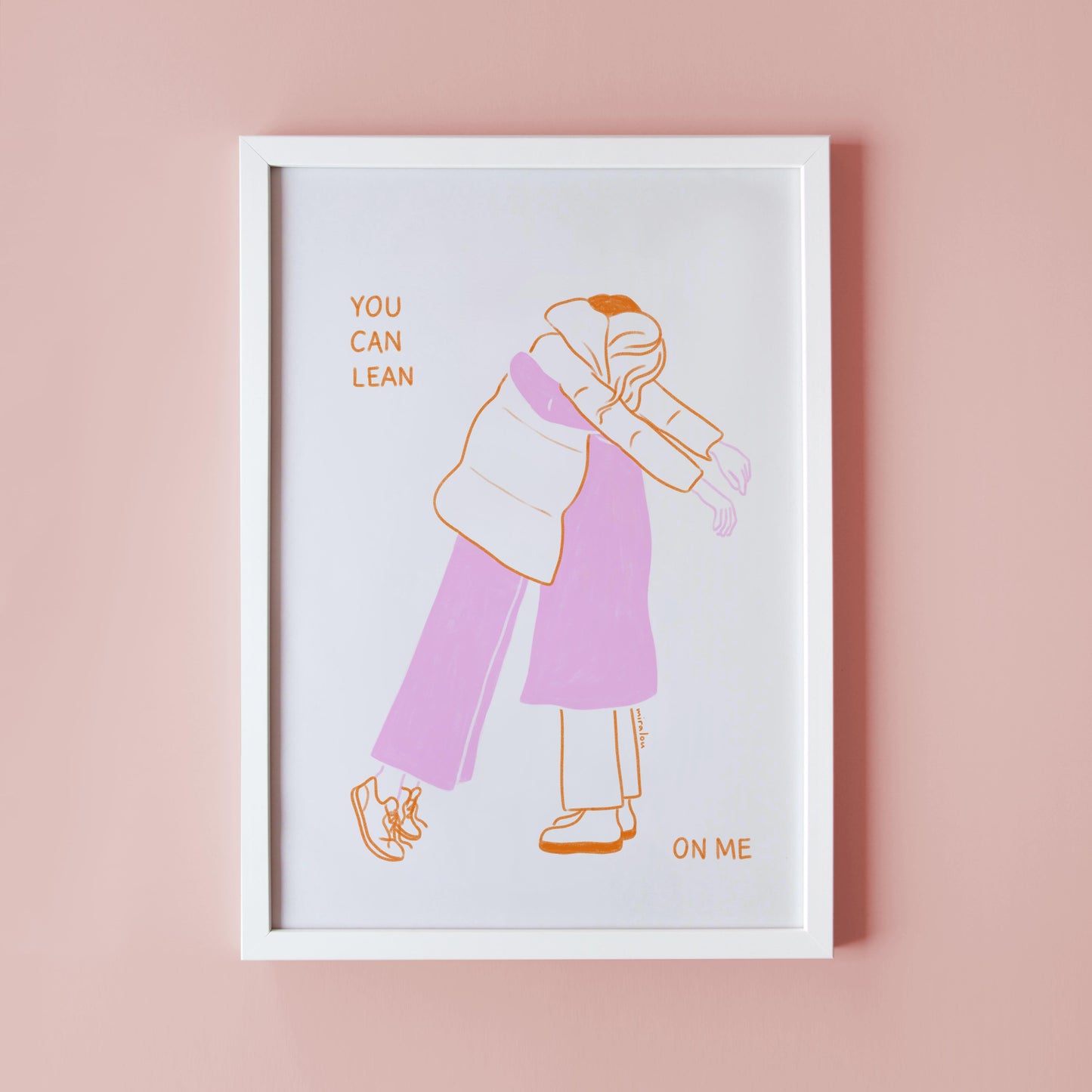 LEAN ON ME – KUNSTDRUCK