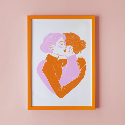 LOVE NOT HATE – KUNSTDRUCK