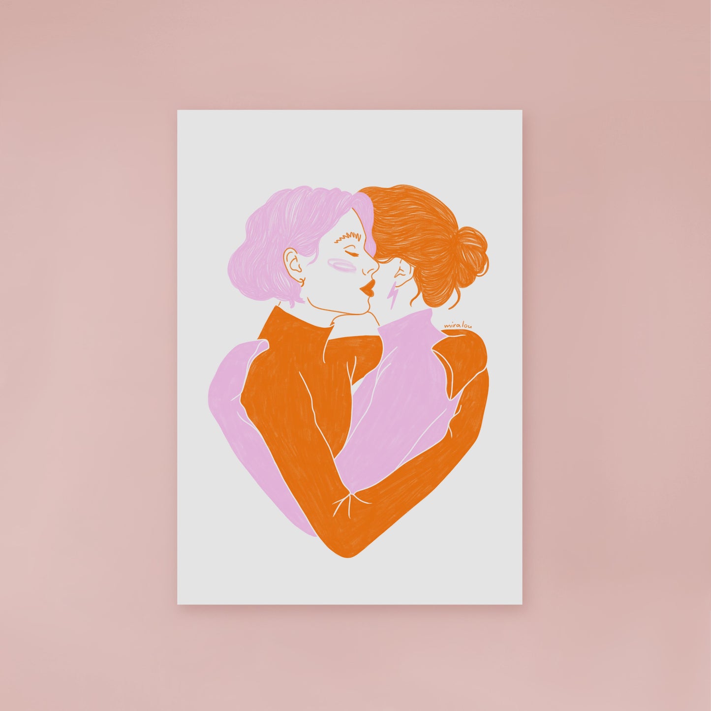 LOVE NOT HATE – KUNSTDRUCK