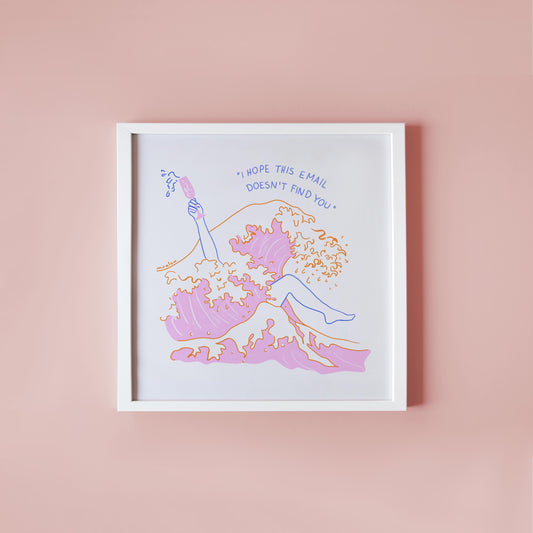 ON VACATION - ART PRINT