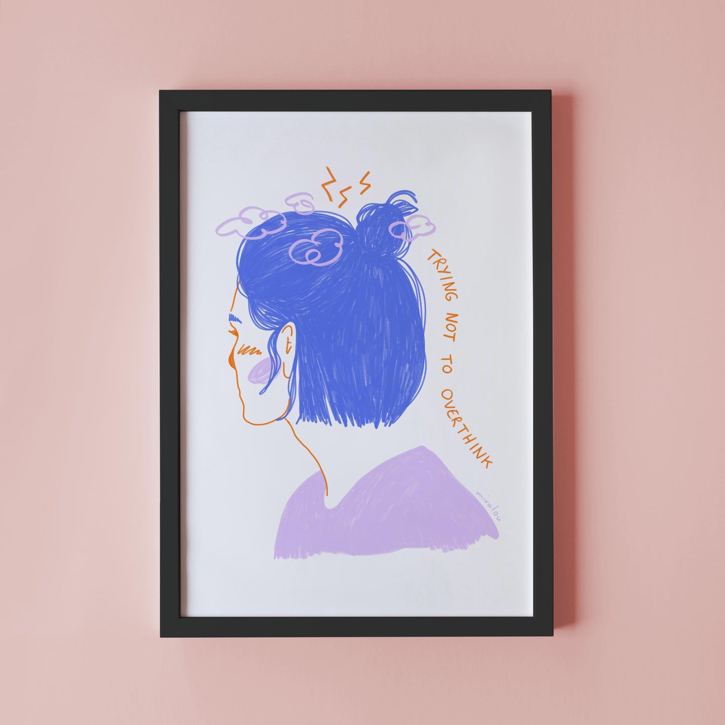 OVERTHINKING – KUNSTDRUCK