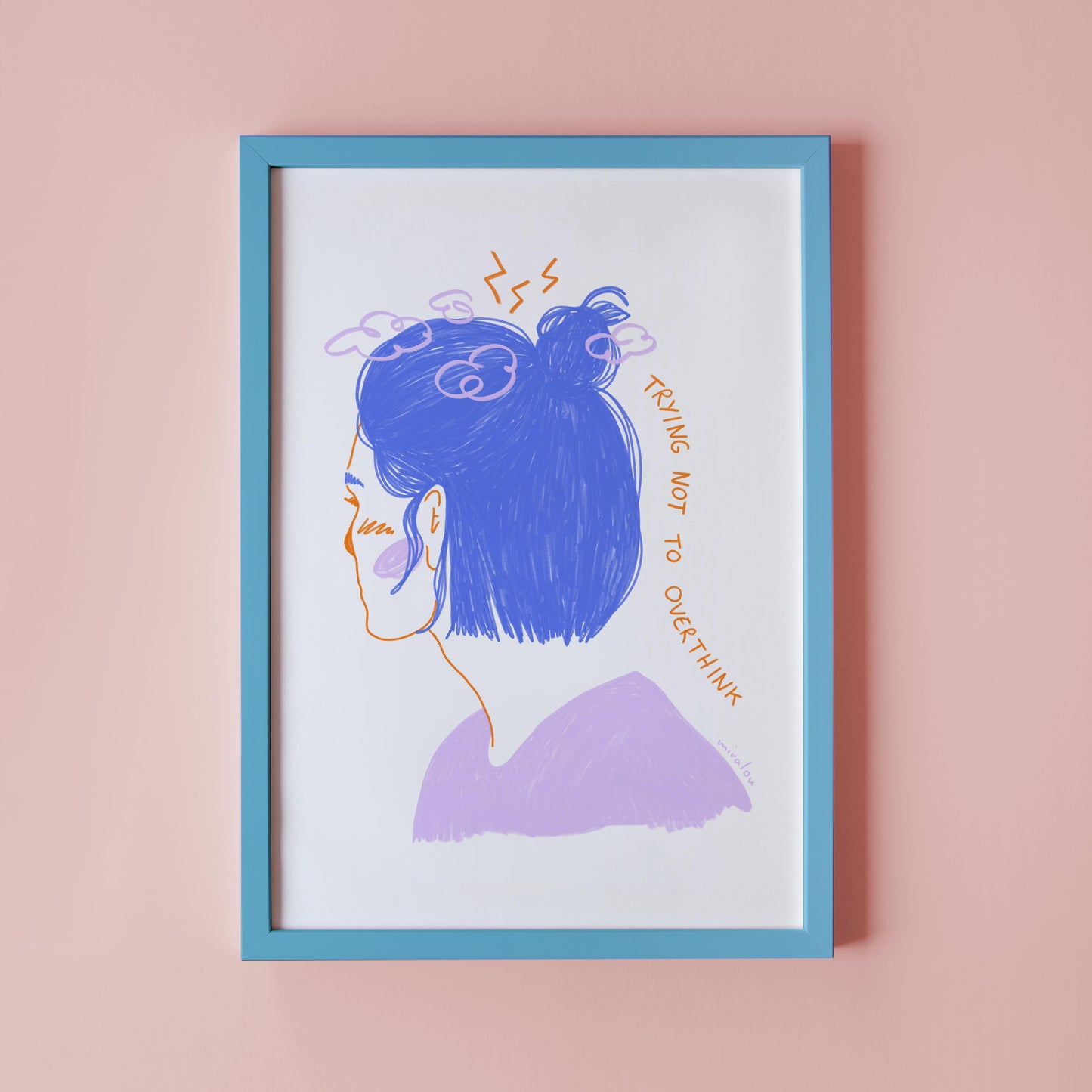 OVERTHINKING – KUNSTDRUCK