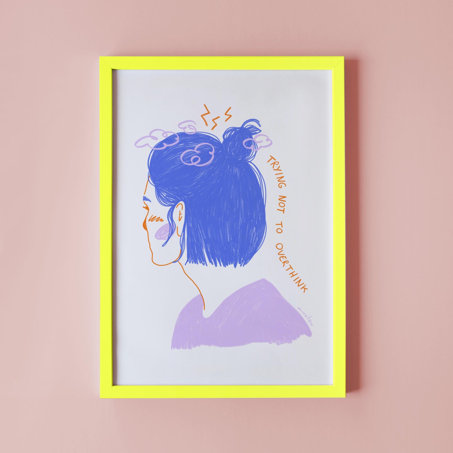 OVERTHINKING – KUNSTDRUCK