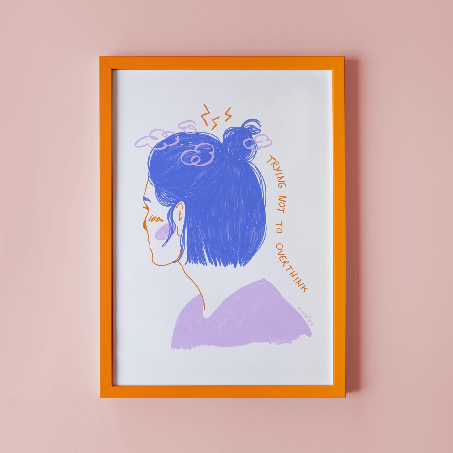 OVERTHINKING – KUNSTDRUCK