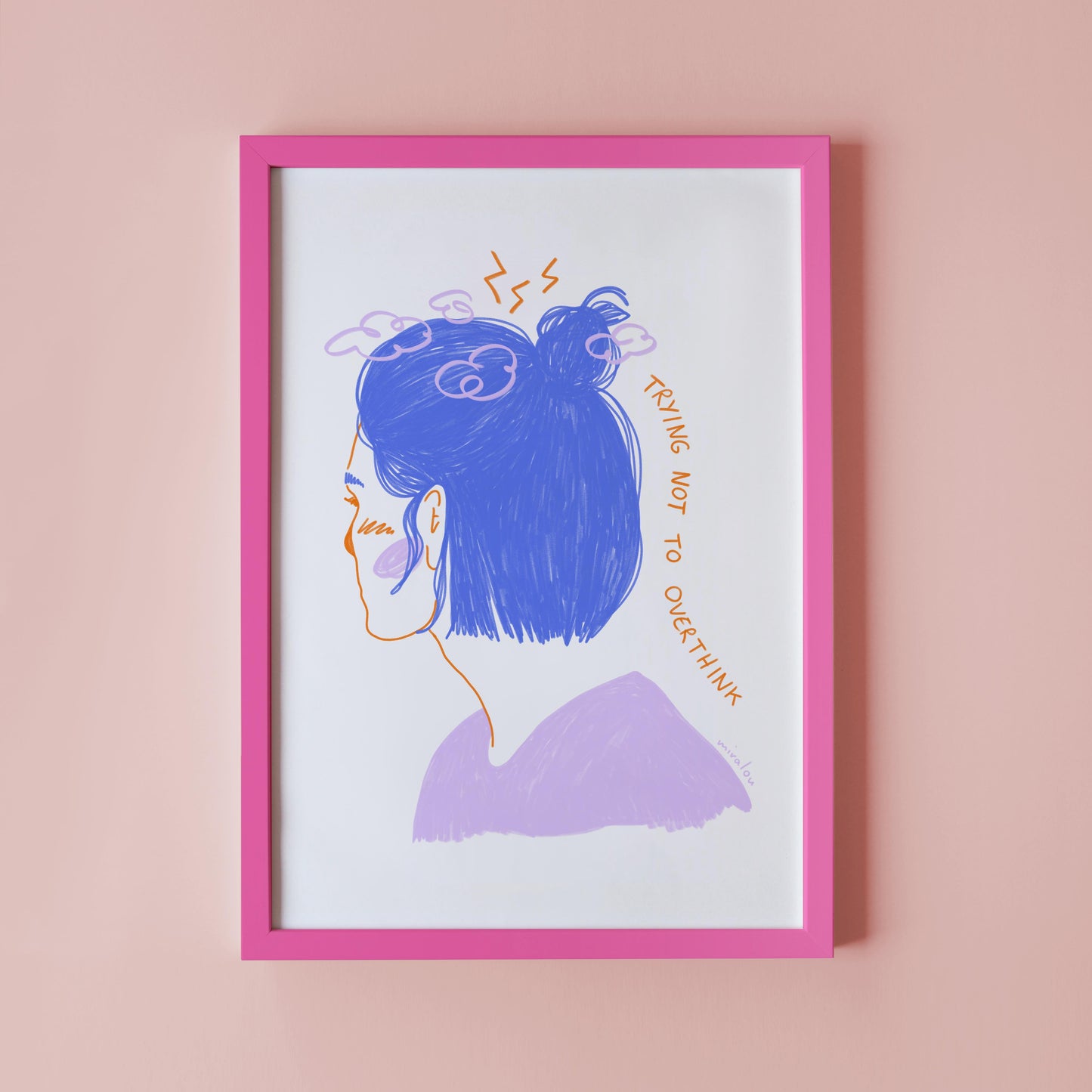 OVERTHINKING – KUNSTDRUCK