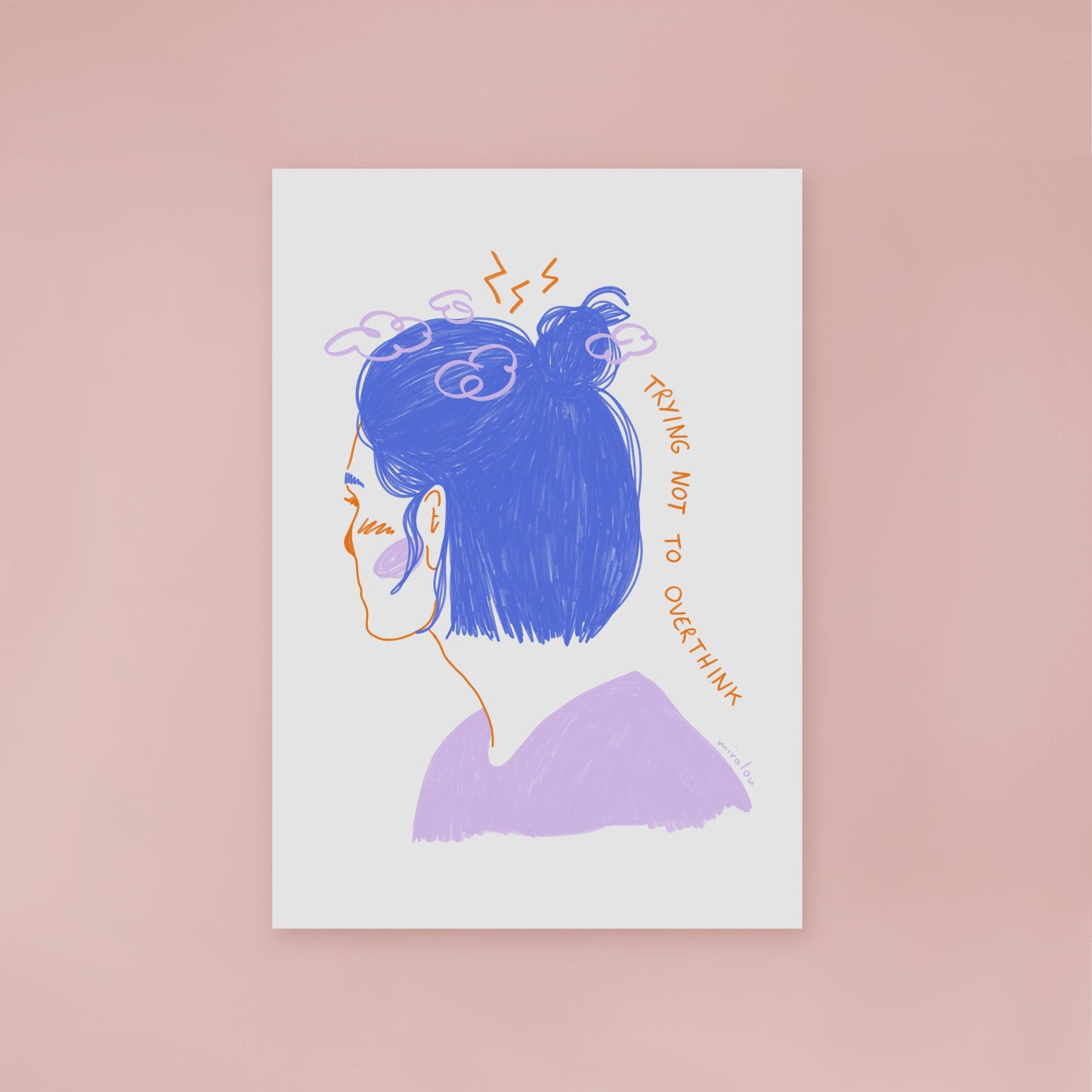 OVERTHINKING – KUNSTDRUCK