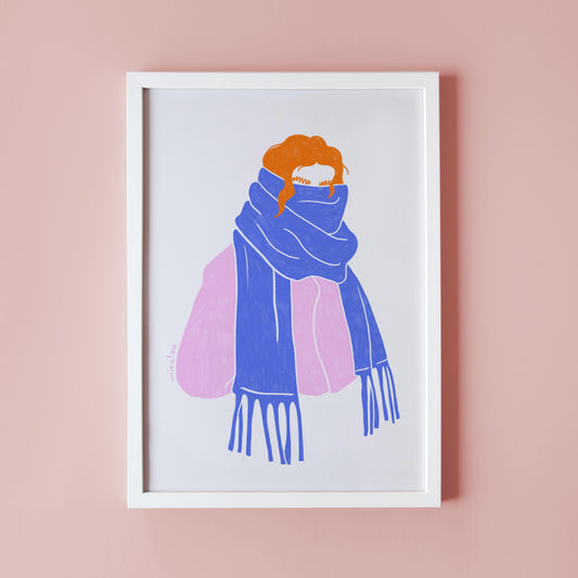 SCARF MOOD – ART PRINT