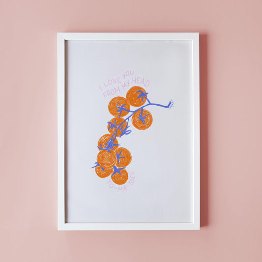 TOMATOES - ART PRINT