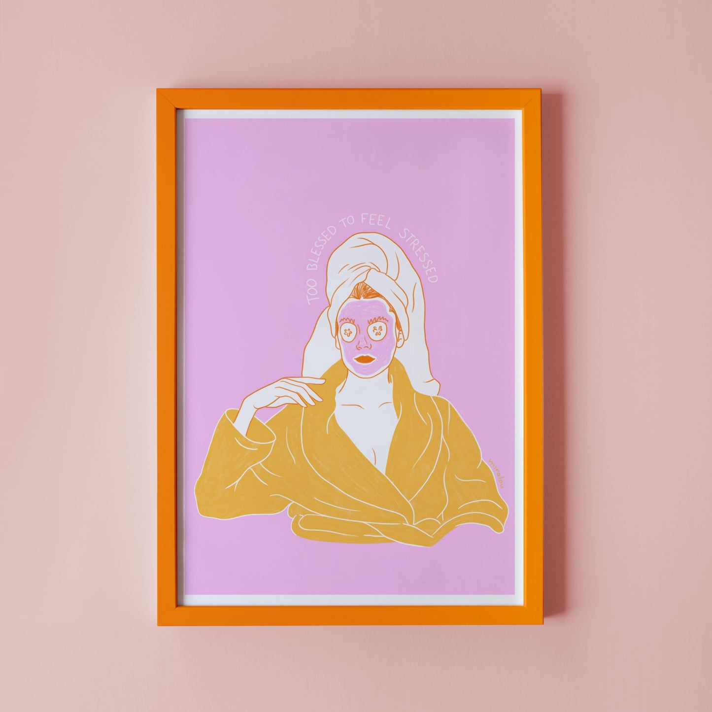TOO BLESSED – ART PRINT