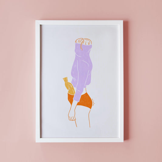 WORK FROM HOME OUTFIT - ART PRINT