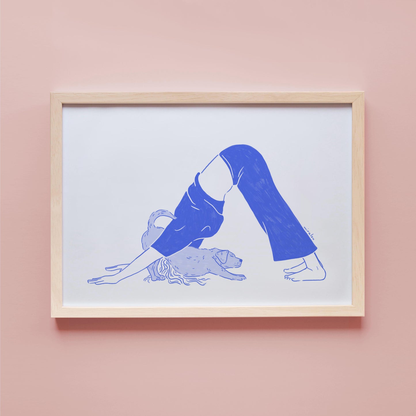 YOGA DOG - ART PRINT