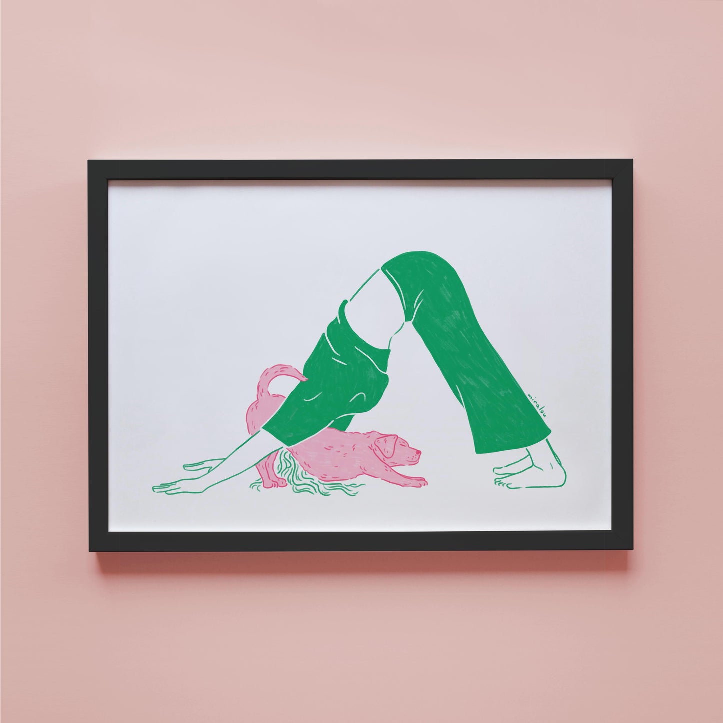 YOGA DOG - ART PRINT