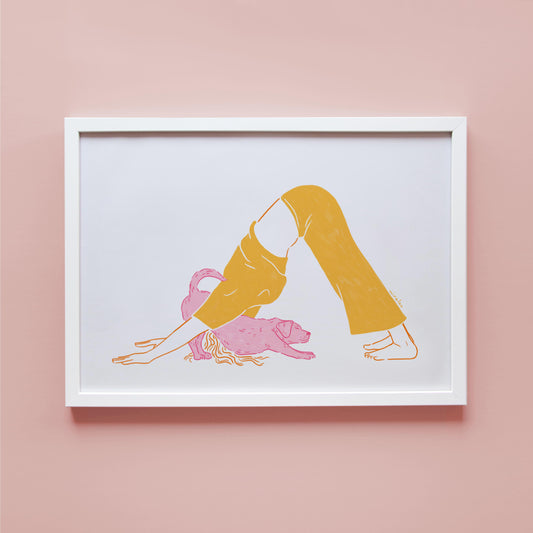 YOGA DOG - ART PRINT