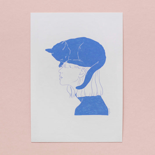 FEELING BLUE - POSTCARD SET (4 PIECES)