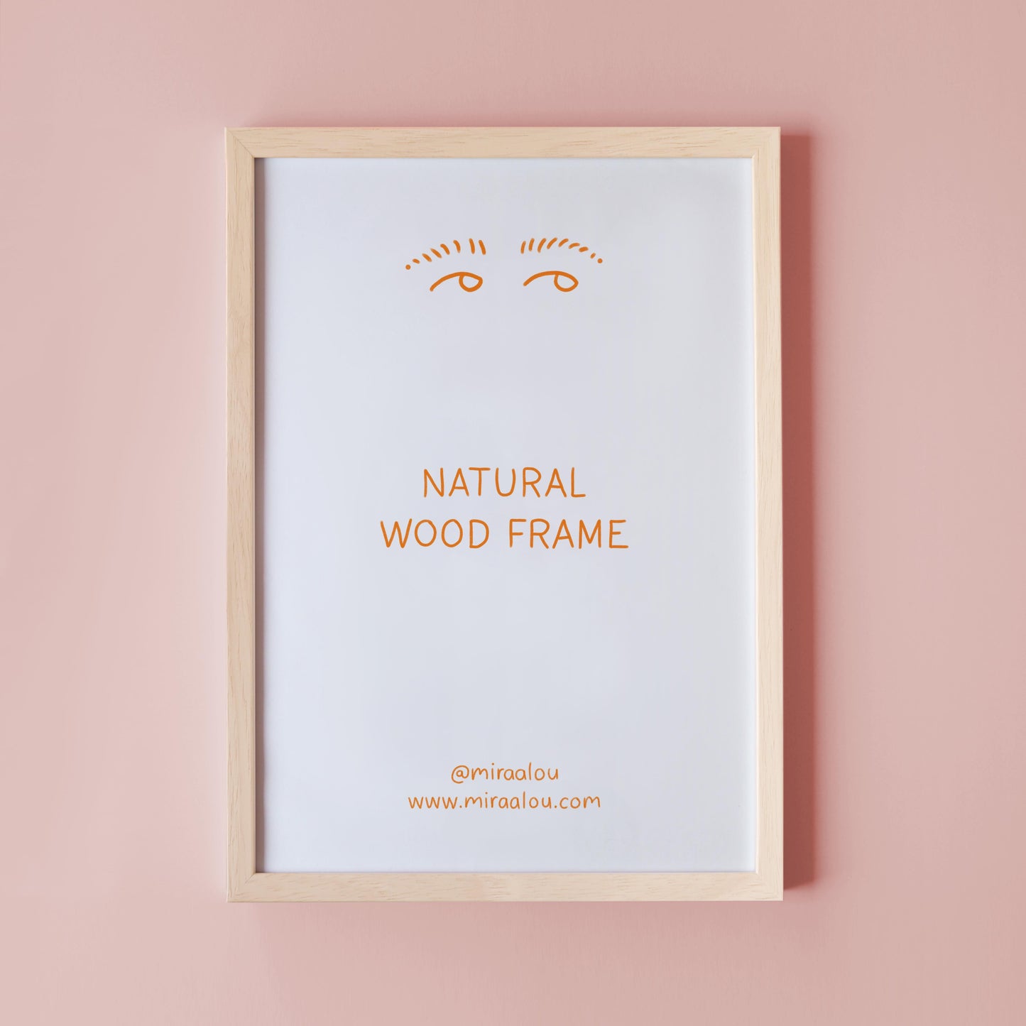 WOODEN PICTURE FRAME – NATURAL