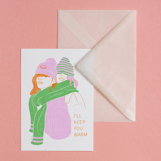 KEEP YOU WARM - POSTKARTE