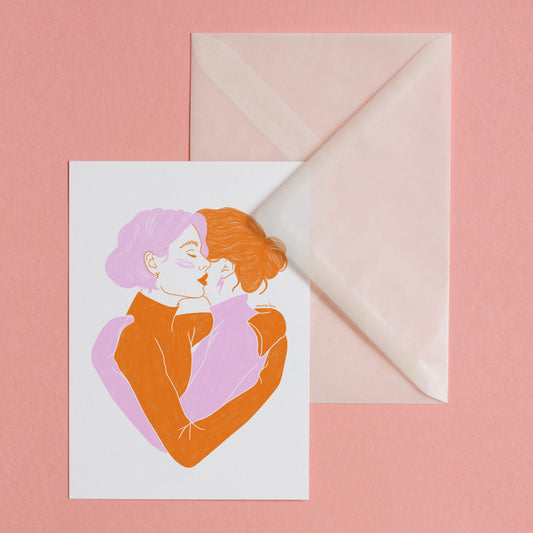 LOVE NOT HATE - POSTKARTE