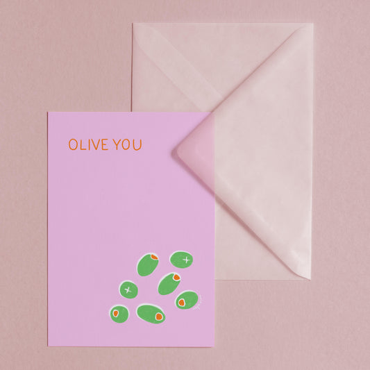 OLIVE YOU - POSTCARD