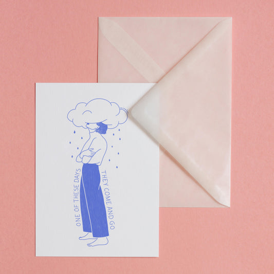 ONE OF THESE DAYS - POSTKARTE