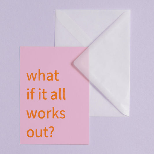 WHAT IF - POSTCARD