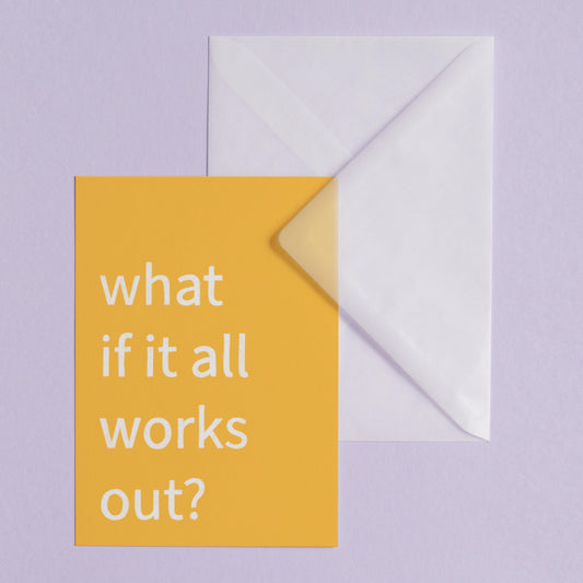 WHAT IF - POSTCARD