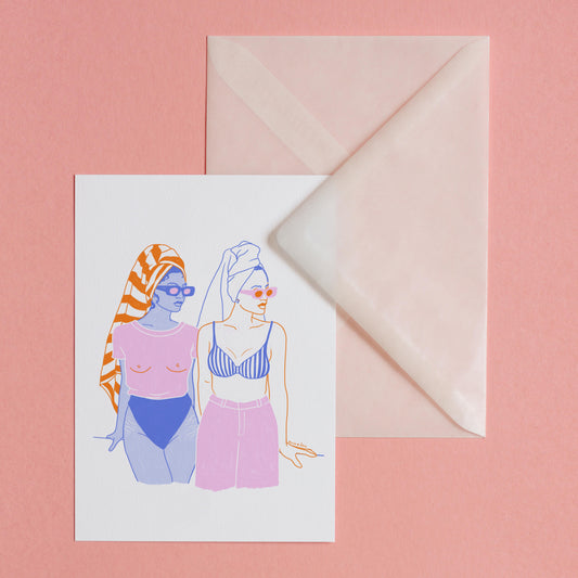 BEACH DAY - POSTCARD