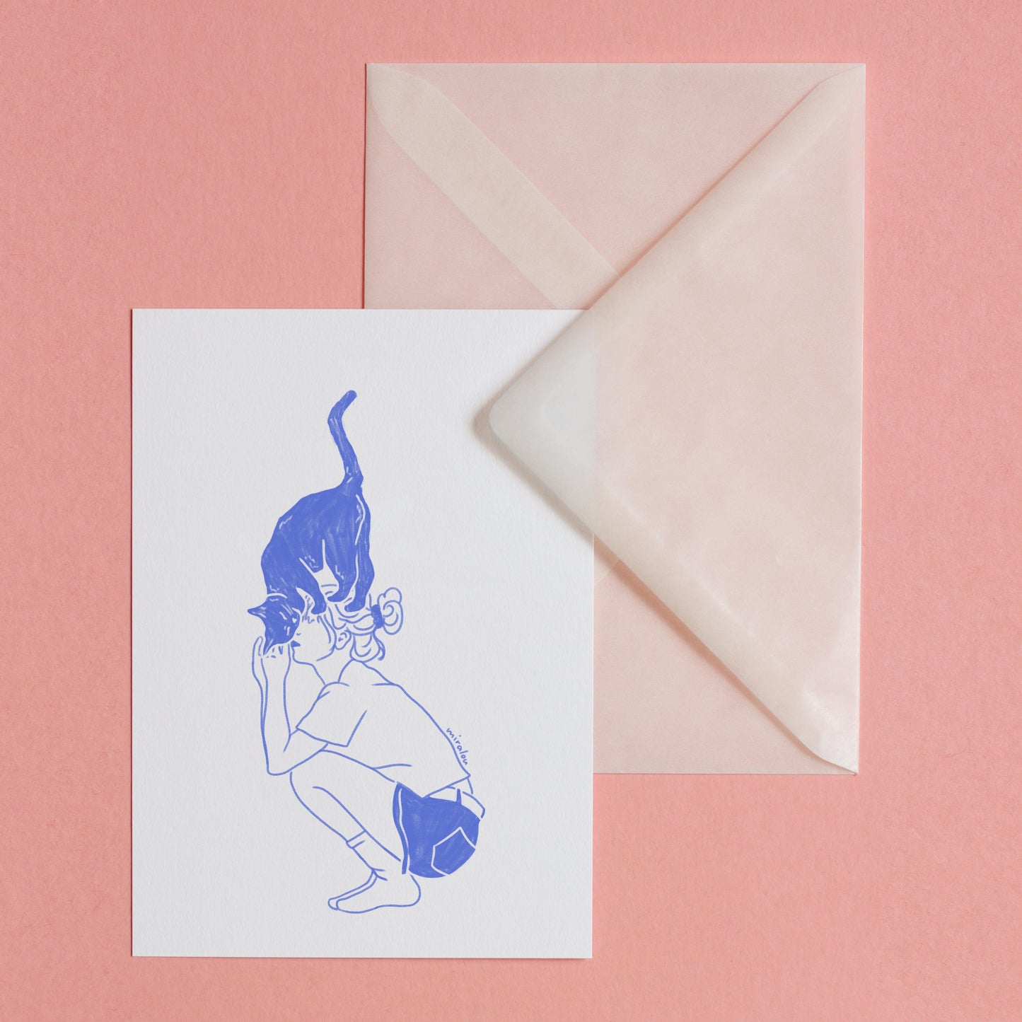 COMFORT CAT - POSTCARD