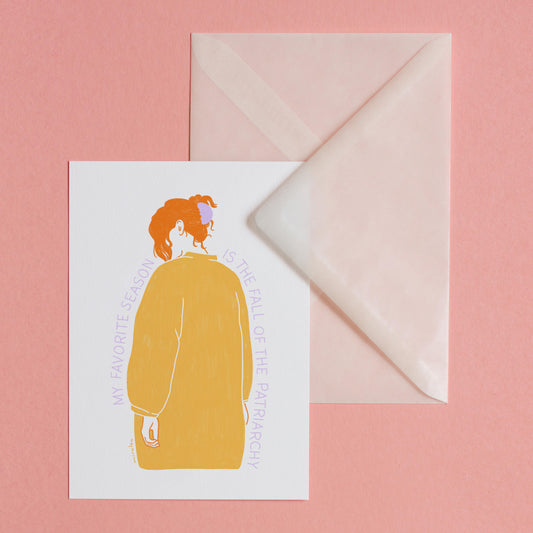 FALL OF THE PATRIARCHY - POSTCARD