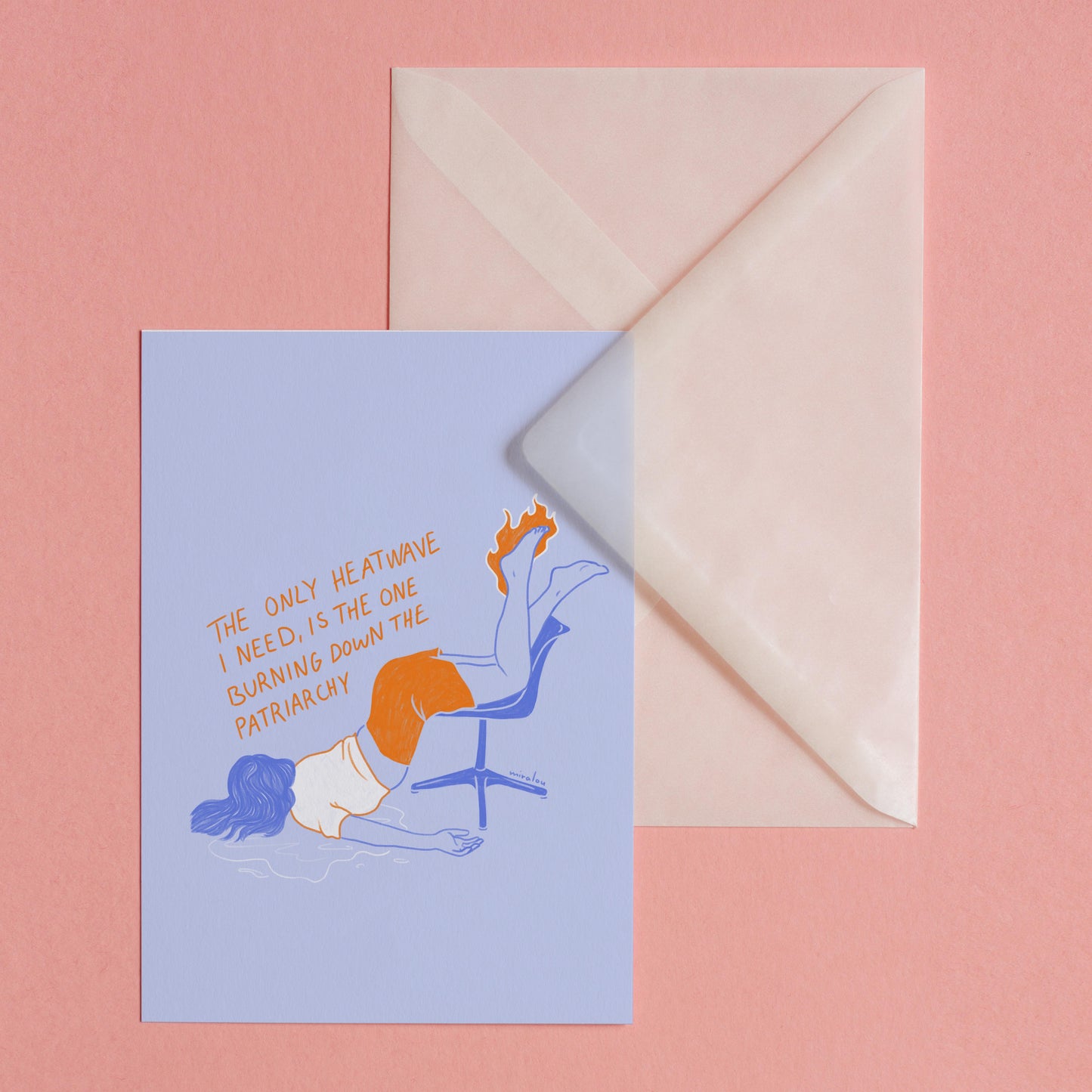 SUMMER PIGEONS - POSTCARD