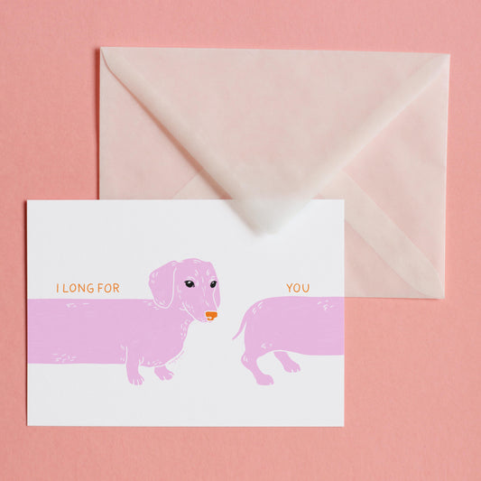 I LONG FOR YOU - POSTCARD