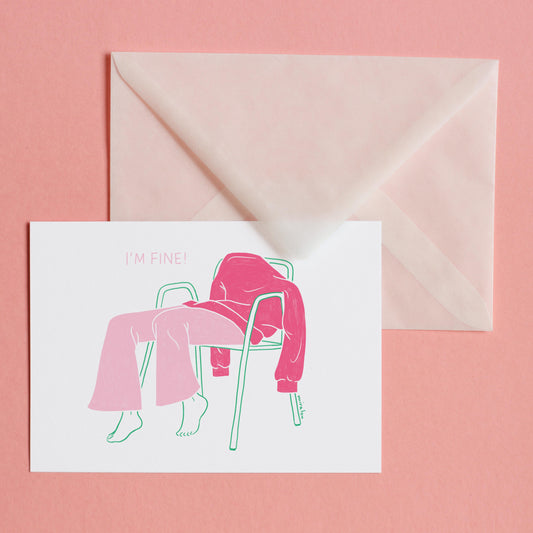 I'M FINE - POSTCARD