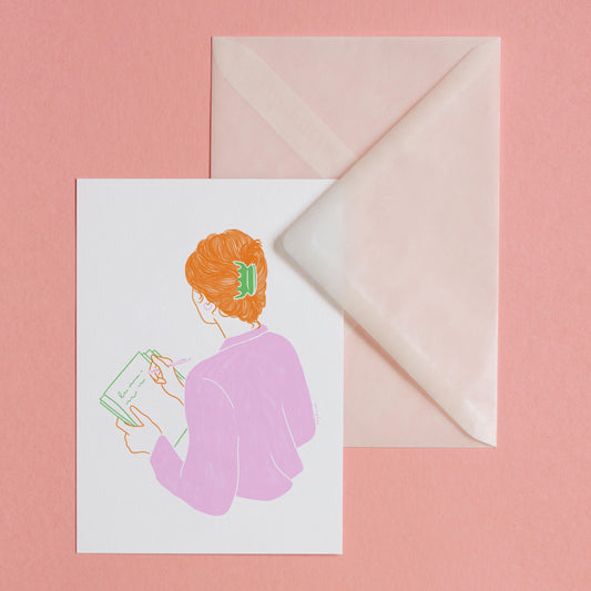 MAKING PLANS - POSTCARD