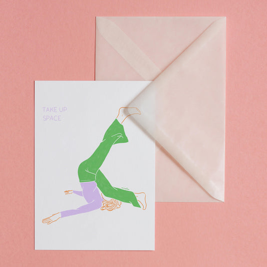 TAKE UP SPACE - POSTCARD