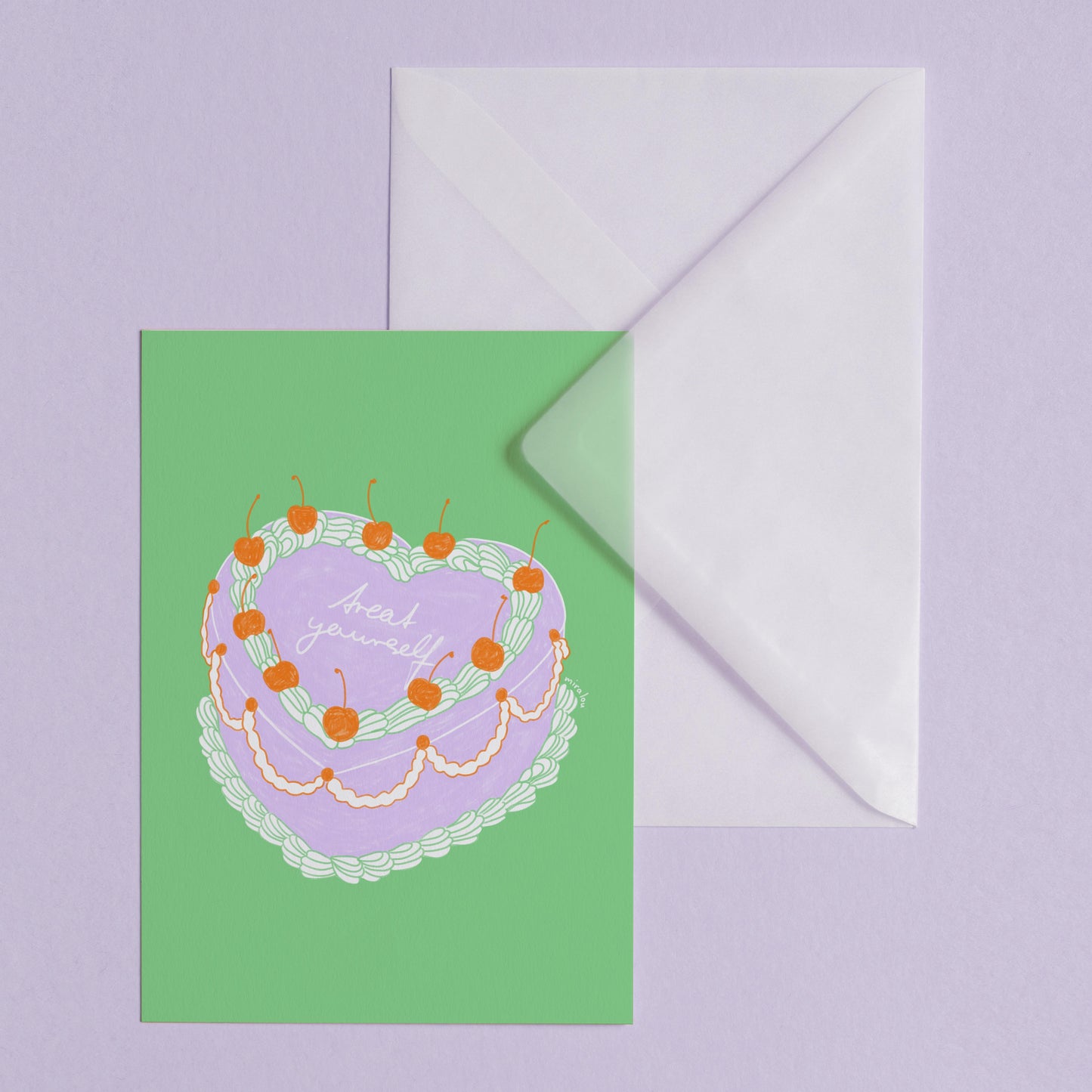 TREAT YOURSELF - POSTCARD