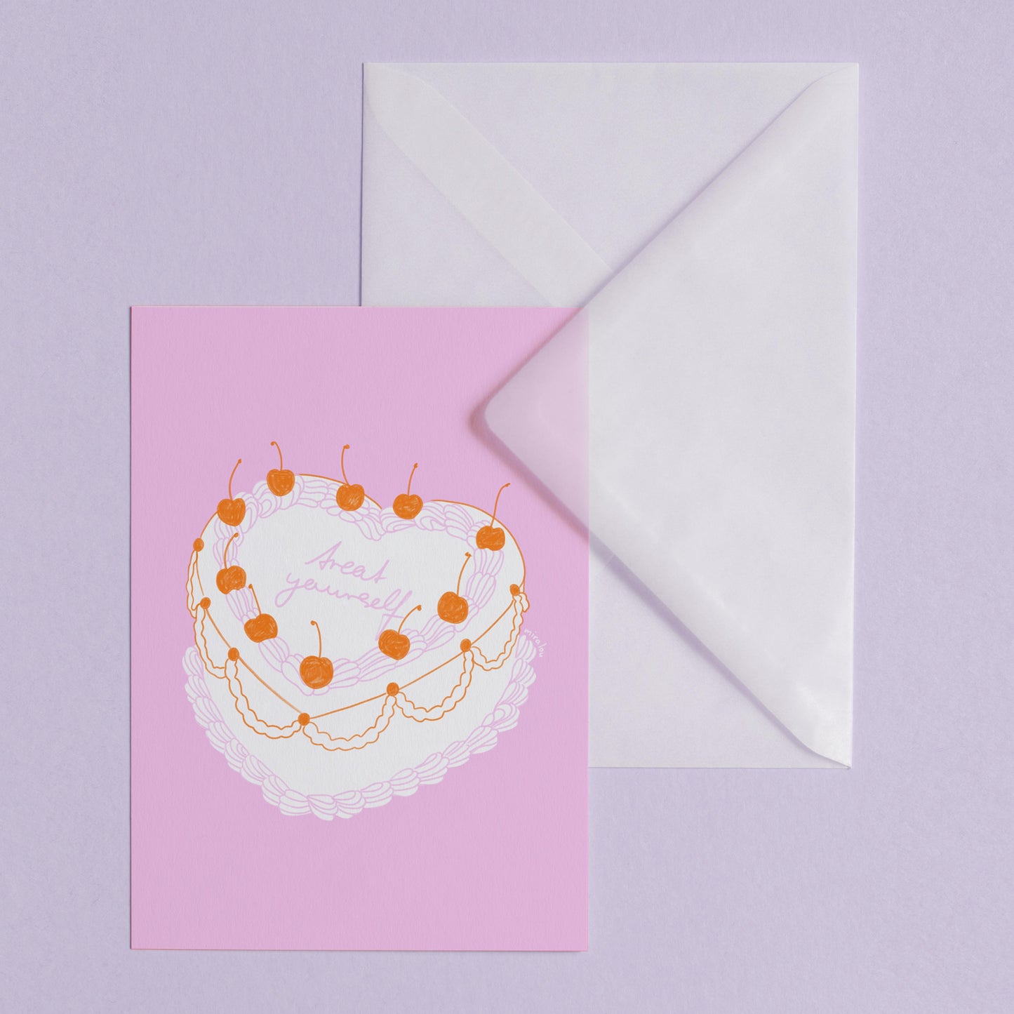 TREAT YOURSELF - POSTCARD