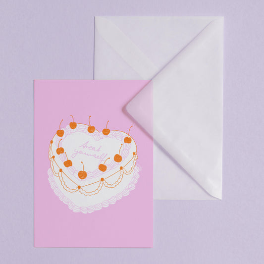 TREAT YOURSELF - POSTCARD